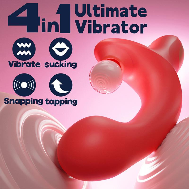 Leistungsstarker Dildovibrator mit 20 Geschwindigkeiten, weiblicher Klitoris-Sauger, Vakuum-Klitorisstimulator, Waren für Erwachsene, Fingerwackeln, Sexspielzeug für Frauen