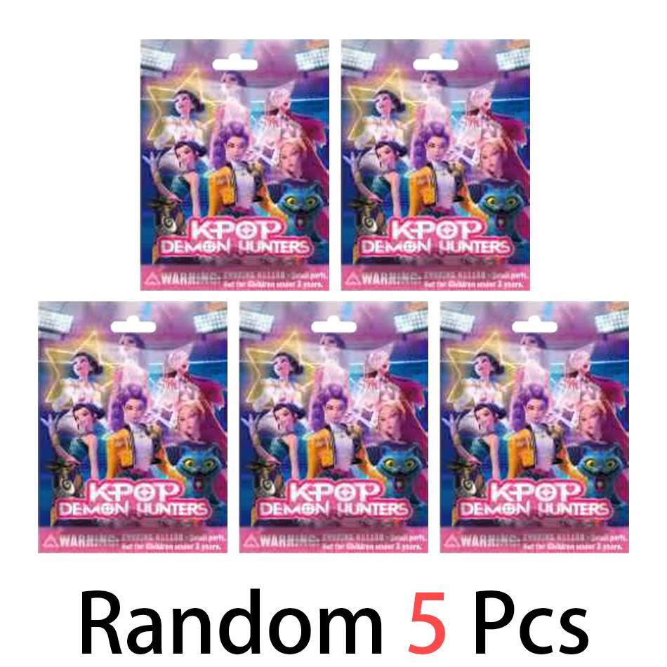 Anime 24 Stück Kpop Dämonenjäger Box Dämonenjäger Rumi Mira Zoey Tiger Spielzeug Schreibtischdekoration Statuen Ornament Kind Weihnachtsgeschenke