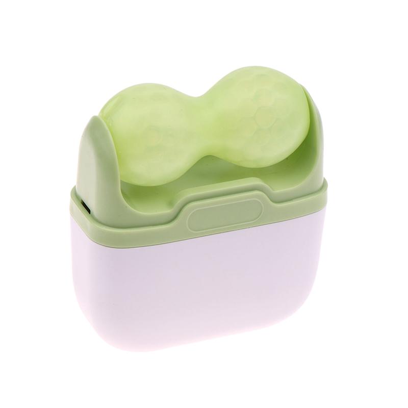 Double-Headed Facial Ice Roller, Used For Facial And Head Massage, Made Of Resin Material, Without Fragrance And Battery