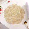 European Hollowed Out Flower Dining Mat Desktop Decoration Anti Slip And Heat Insulation Mat Light Luxury Western Dining Mat