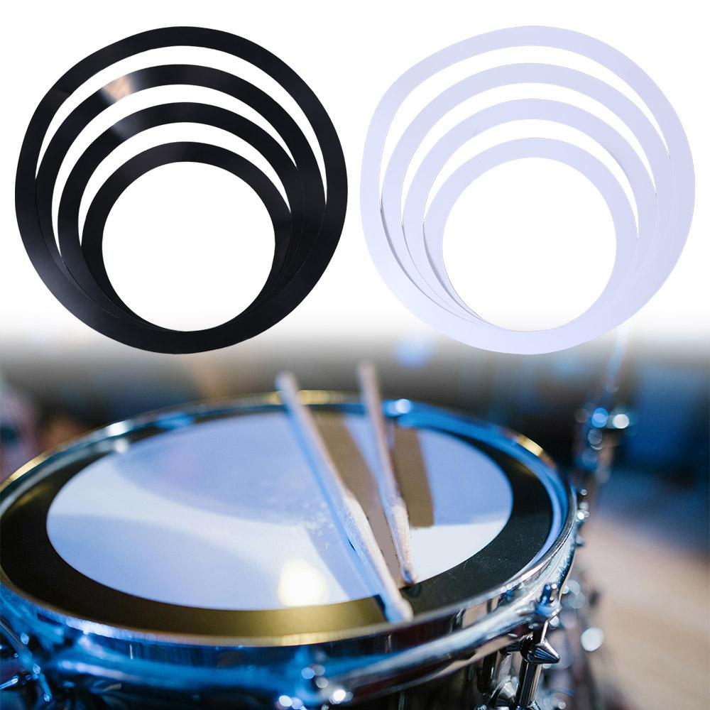 10/12/14/16 Inch Drum Mute Rings Round Shape Muffler Rings Drum Replacement Parts