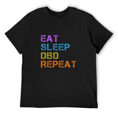EAT SLEEP DBD REPEAT T-Shirt Designer Shirts Custom Shirt Mens Champion T Shirts