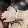 Detachable False Sleeve Cuffs White Black Wrist Cuff New Sweater Cuffs  Nail Art Accessories