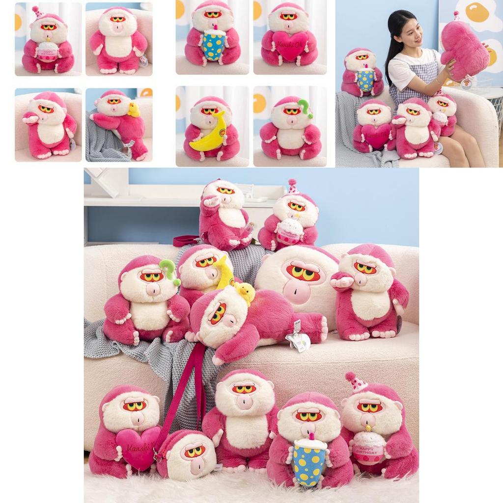 Adorable Soft Plush Monkey Doll With Various Cute Designs Available In Multiple Sizes