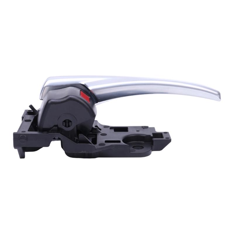 Clip-Mount Interior Door Handle Assembly 6920602380C0 for 2020-2024 Hiace with Silver Lever and Textured Black ABS Housing Frame