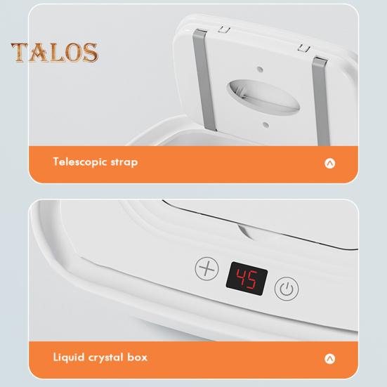 Baby Wipe Warmer Box Temperature Adjustable Digital Display Large Capacity Home Travel USB Babies Wet Tissue Dispenser Heater