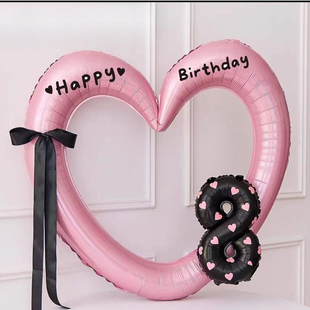 Hollow Out Love Heart Balloon Birthday Party Decoration Cute Love Ballons Baby Shower Wedding Party Gifts Party Balloon Ornament