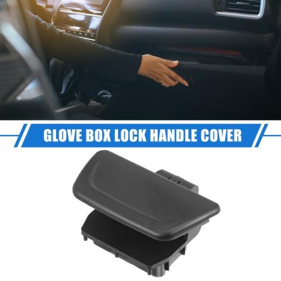 Glove Box Lid Latch Lock Handle Cover Compatible for Ford Fiesta 2011- Black