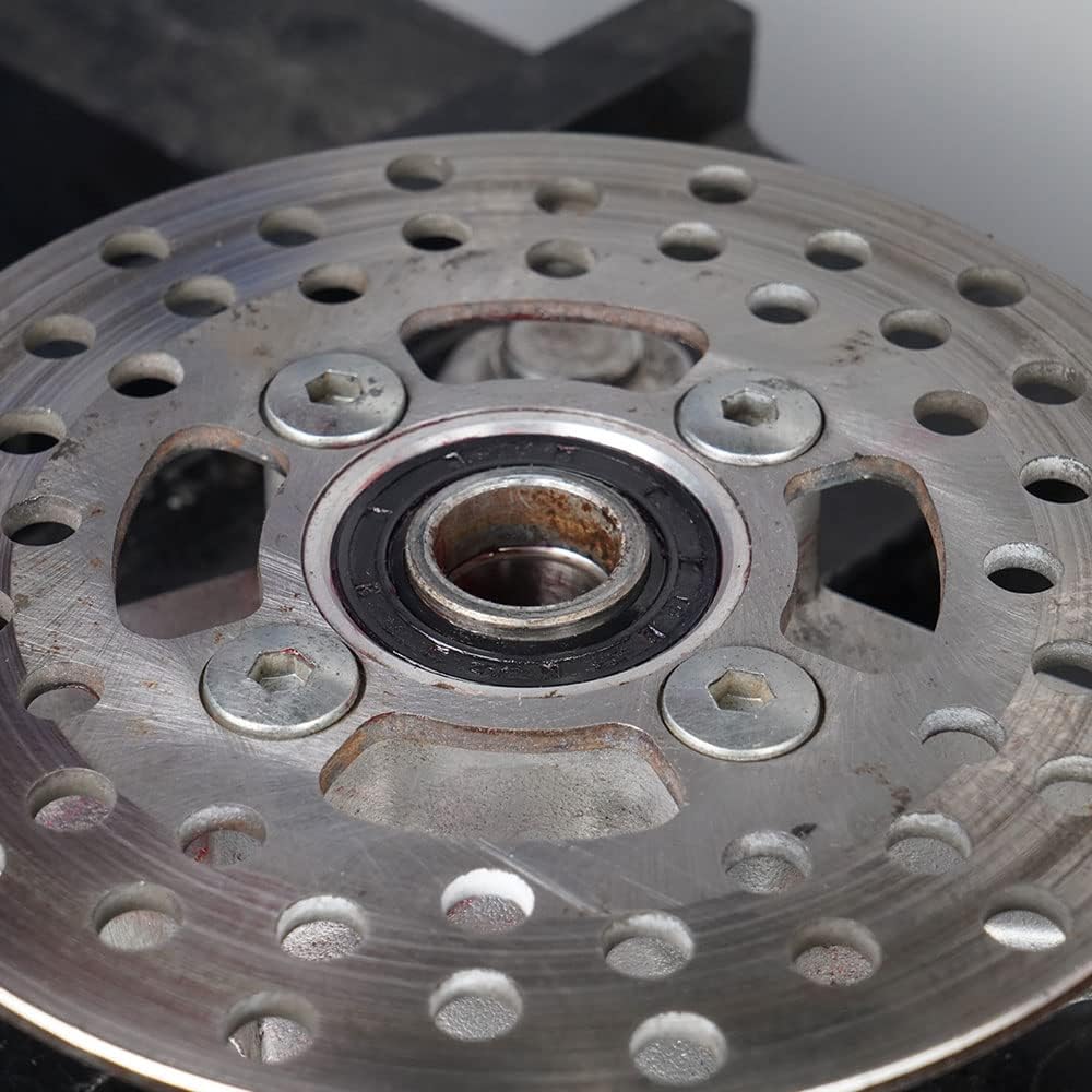 NICECNC Stalowe Łożysko i Gumowa Uszczelka Koła Przedniego Kompatybilne z Yamaha Raptor 700 2006-2026, Raptor 700R 2011-2026