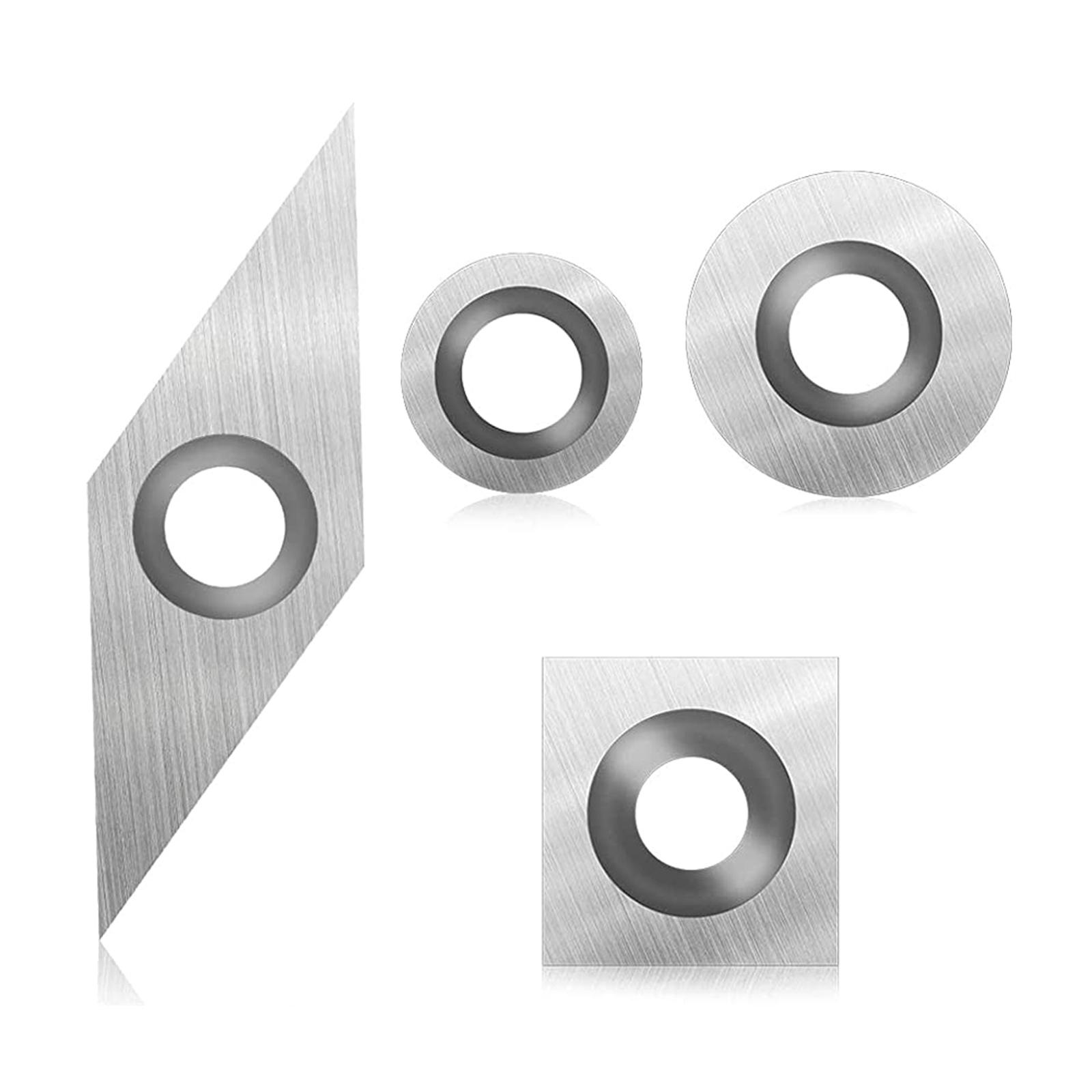 

Turning Inserts Cutters Replacement of Round, Square Woodturning Tool Practical Carbide Insert Cutters Accessory