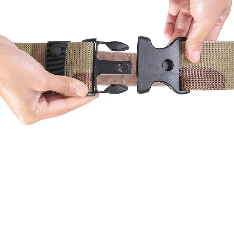 Xulai 5.5cm Width Nylon Belt With Plastic Buckle