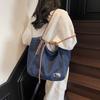 Denim Tote Bag Spring and Summer New Fashion Large-capacity Casual Shoulder High-end Women's Bag