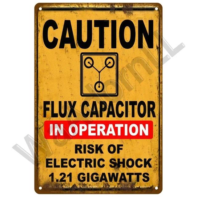 Vintage Retro Warning Tin Signs  Metal Caution Sign for Cafe Club Man Cave Pub Home Bars Coffee Shop  Wall Decor Art for Home