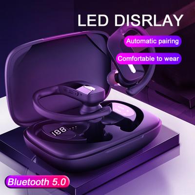 T17 True Wireless Stereo Bluetooth-compatible V5 Wireless in-Ear Headset with LED Power Display HiFi High Clarity Call