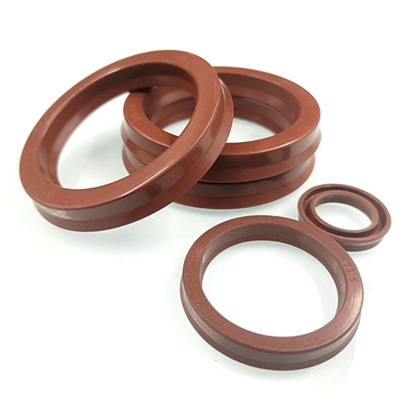 High-Temp Resistant FKM Hydraulic Cylinder Seal Ring UN/USH 36x46/48/51x6/7/10/8