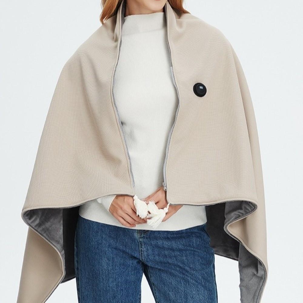 USB Powered Warmer Shawl Blanket Wearable Design Portable Heating Blanket Washable Fast Heating USB Heating Shawl Sofa