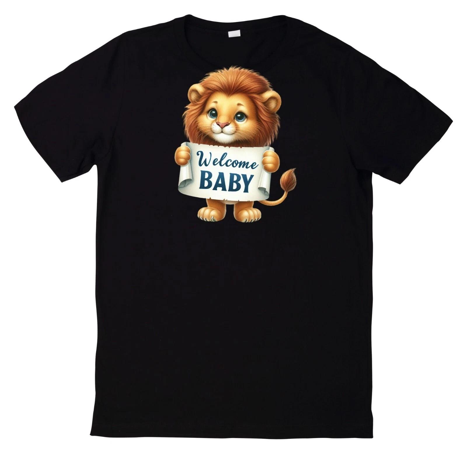 T-Shirt Willkommen Baby Lustiges Motiv Babyparty Baumwolle S