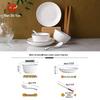 Danshi Zhiyuan New Diamond Ceramic Dinnerware Set