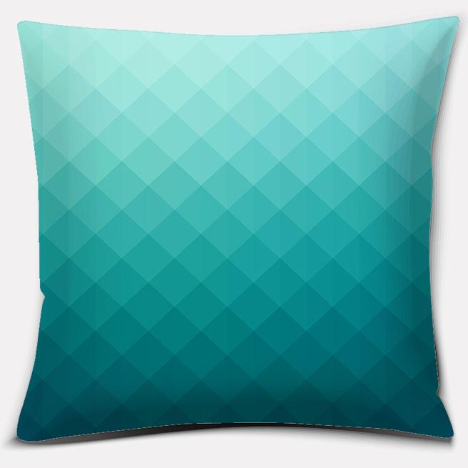 

Синий и зеленый свежий декор, серия, подушка, подарок, украшение для дома и офиса, подушка для спальни, дивана, автомобиля, наволочка 40x40cm