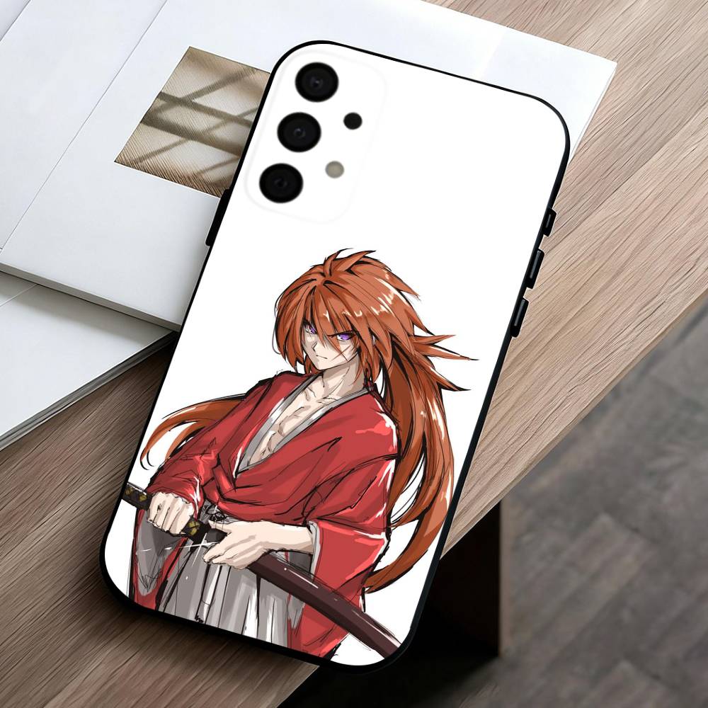 

Anime R-Rurouni K-Kenshin-N Phone Case For Samsung Galaxy A73,A72,A71,A70,A53,A52,A51,Soft Silicone Black Cover Samsung a21s