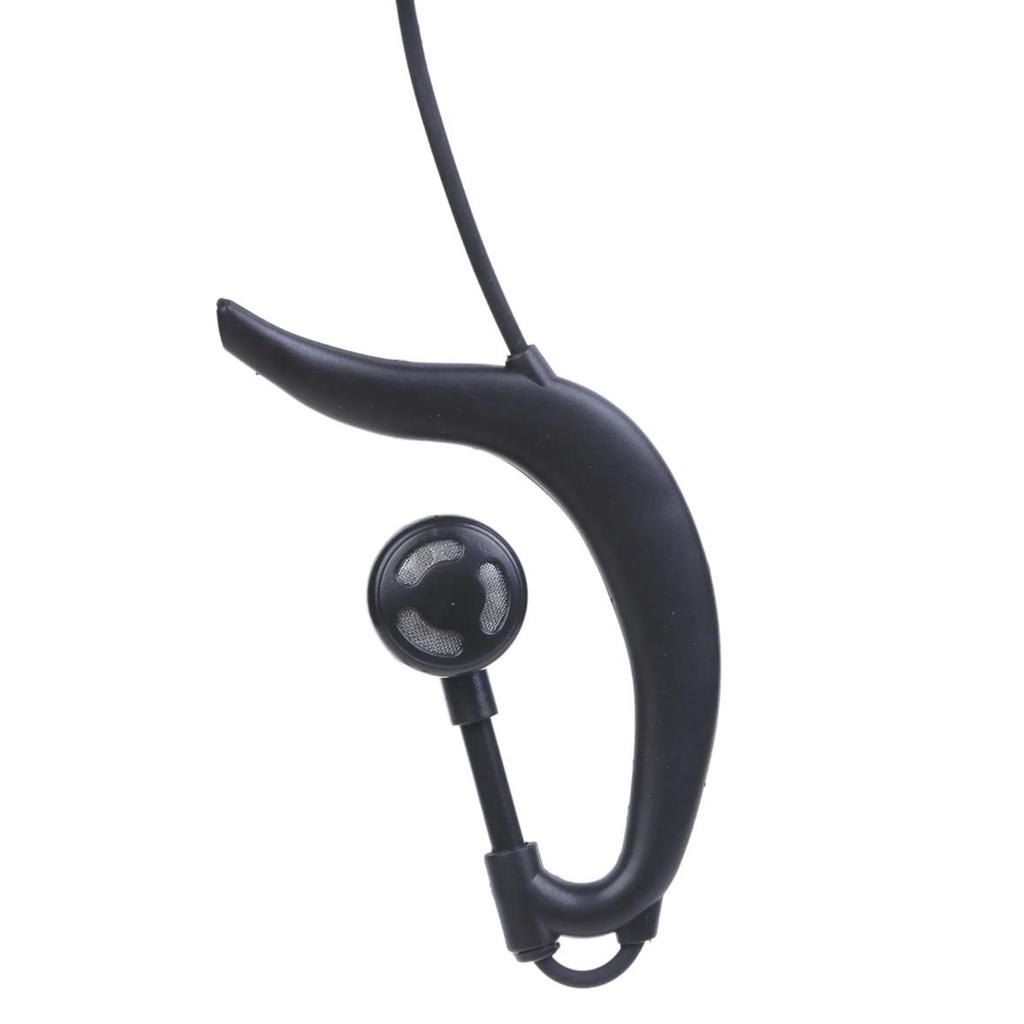 Soft Ear Hook Earpiece 3.5mm Plug Single Side Headset Headphone for Walkie Talkie/Two Way Radio In Ear Wired Earphone