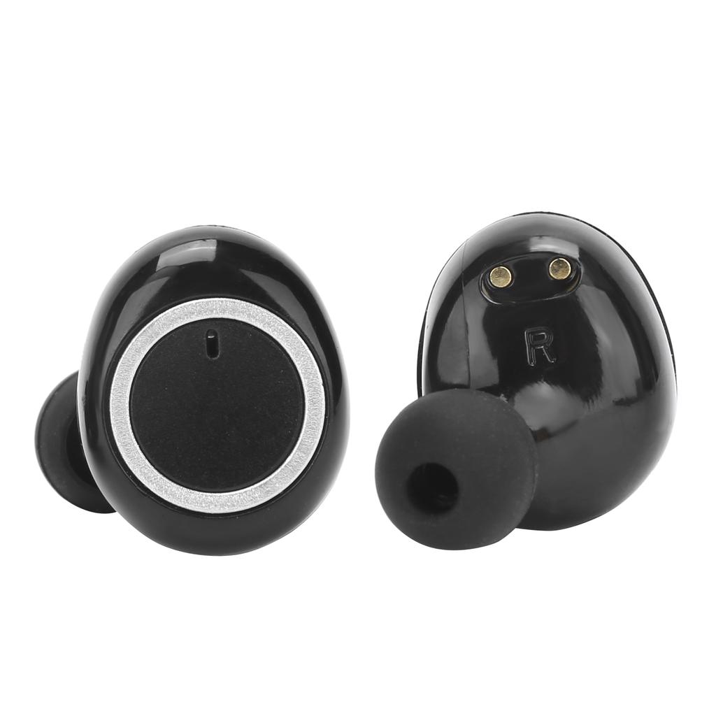 BTHi30 Bluetooth 5.0 Stereo True Wireless Ohrhörer Geräuschunterdrückung Binaurales Headset(Silber schwarz )