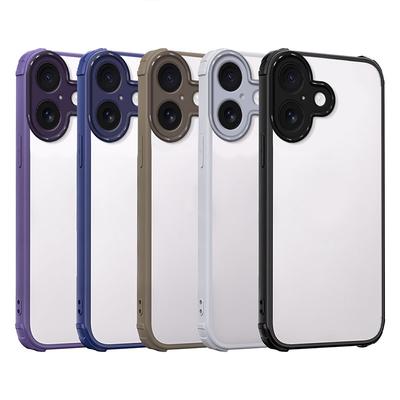 Shockproof Case For Iphone 17 Hard Back Cover For Iphone 17 Pro Max TPU + PC Bumper Protective Capa Clear Cases Iphone17 Coque