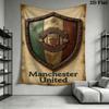 Manchester Crest Artwork Bedding 1 Duvet Cover 2 Pillowcase Without Core Christmas Birthday Gift Duvet Cover And Pillowcase