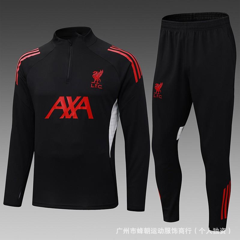 Men Women Long Sleeve Football Training Suit Winter Soccer Warm-Up Kit Performance Sportswear