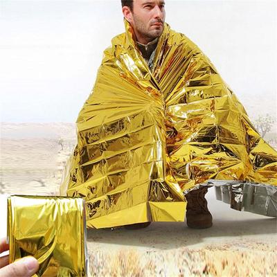 (Skvělý domov)Venkovní nouzová solární deka Bezpečnostní izolační Mylar Thermal Heat