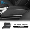 ABS Carbon Fiber Texture Car Armrest Box Protective Cover for BMW 5 Series F10 F18 520i 525d 523i 2009-2016 Interior Accessories