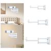 Wall Mount Bracket Stand Metal Heavy Duty Adjustable Device Holder with 1/4" Ball Head for Home