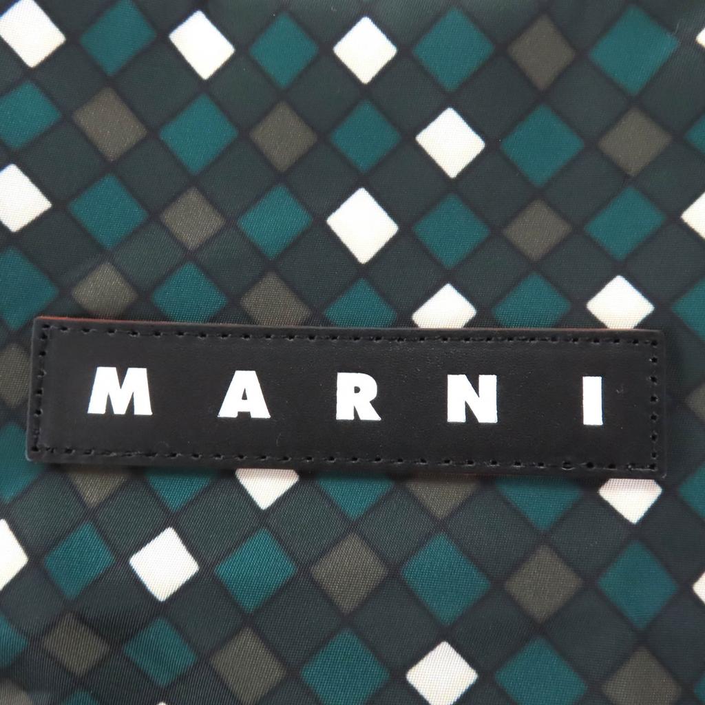 Excellent MARNI PORTER  Tote Bag Green Nylon Women Used