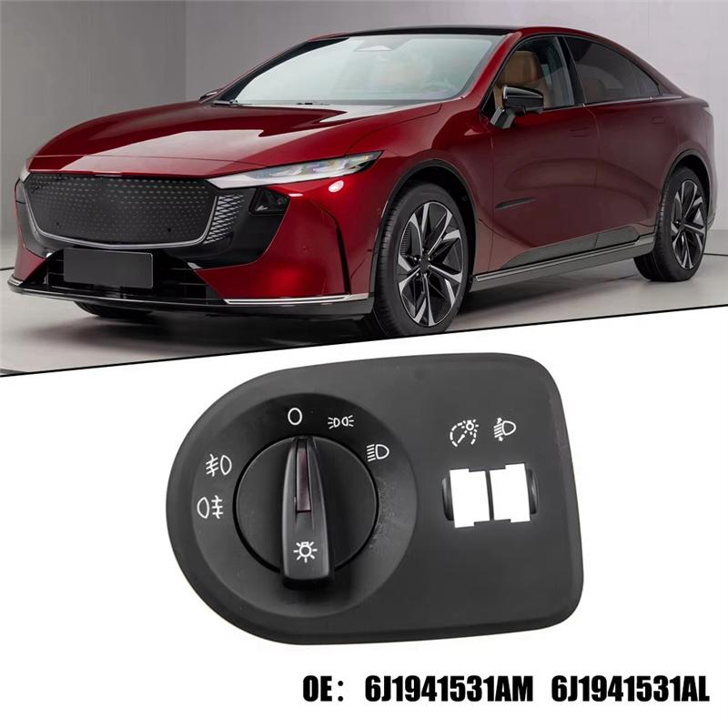 Car Headlight Control Switch Headlight Switch With Fog Light 6J1941531AL 6J1941531J 6J1941531AM For SEAT-A02G