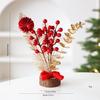 2026 Chinese New Year Red Berry Money Tree Decoration for Spring Festival Photography Prop