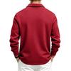 Men's Snap‑Button Shirt Jacket, Point Collar, Dual Chest Flap Pockets, Long Sleeve, Soft Knit Lightweight Casual Shacket Overshirt for Men