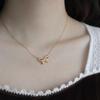 Light Luxury Sweet Bow Necklace Temperament New Style Choker New Style Choker Fashionable