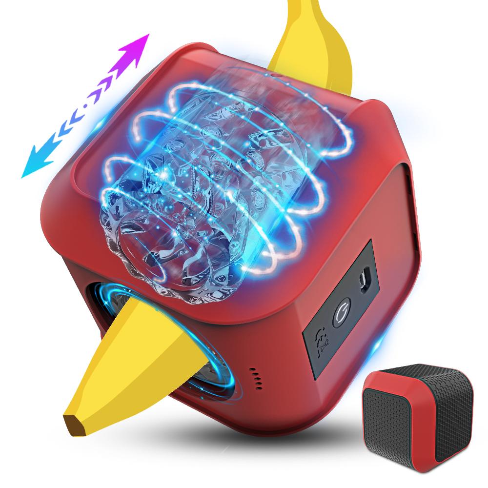 Men's Retractable Rotating Rubik's Cube Masturbation Cup Technology Sense Two-way Large Channel Simulates Vagina