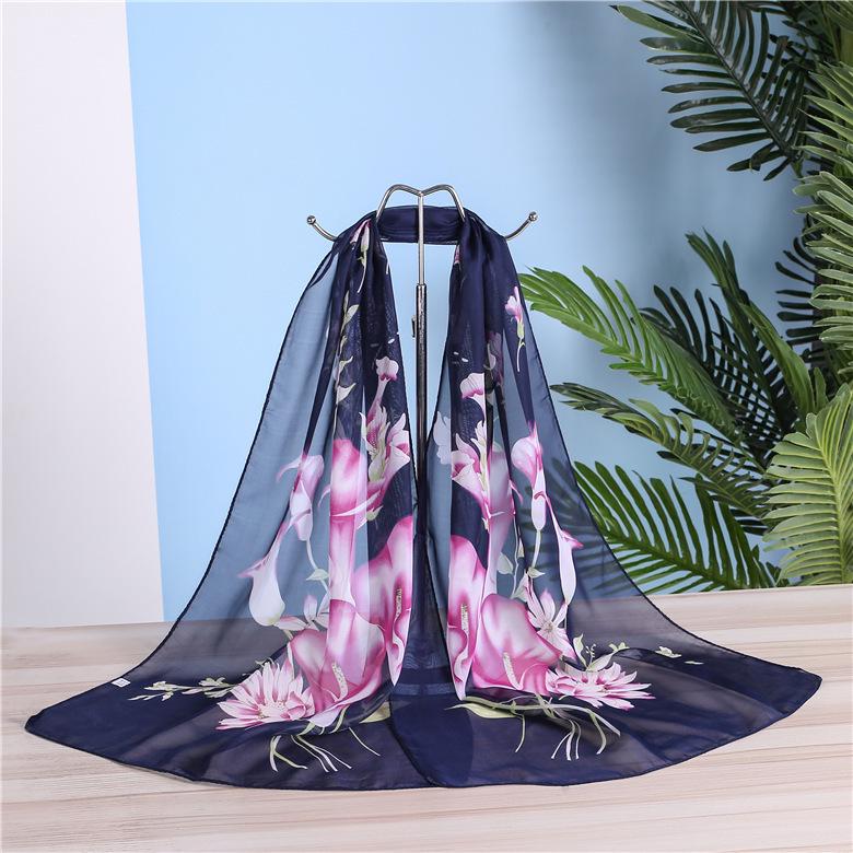 Magpie Spring Chiffon Scarf: Lightweight Ladies' Shawl, Perfect for Spring/Summer Sunscreen Wear