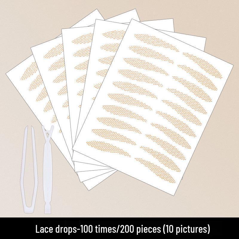 Invisible Water-Activated Lace Eyelid Tape - No Glue, Long-Lasting Fairy Eye Strips
