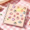1Pc Cute  3D Relief Stickers Aesthetic Stickers Cartoon Gourmet Animals Creative Stickers Diy Decoration Stickers