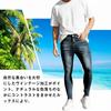 BartEarl 1957 Men's Stretch Skinny Denim Jeans, Slim Fit, Super Stretch, Casual, Dark Blue, Size L