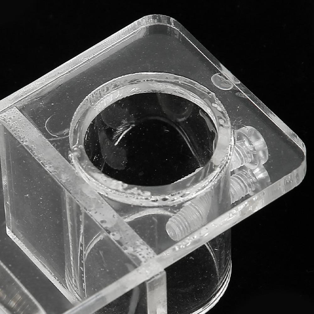 Przezroczysty Akrylowy Klips do Rurki Akwariowej Uchwyt na Rurkę Akwariową Zbiornik Rybny