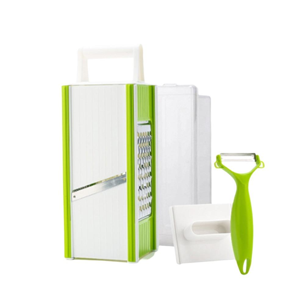 

5 in 1 Vegetable Chopper Manual Vegetable Grater Portable Carrot Cutter Restaurant