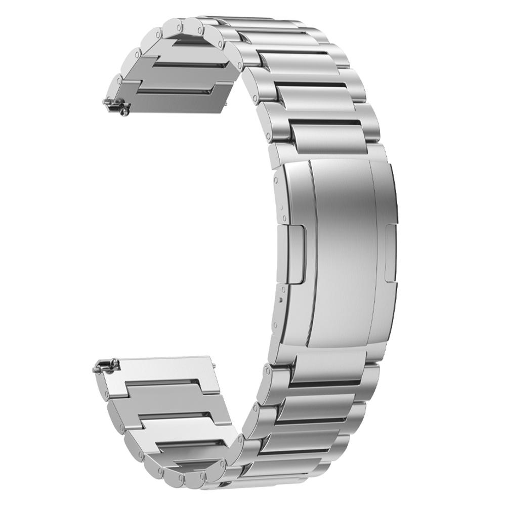 

Для Huawei Watch 4/Watch 4 Pro/Samsung Galaxy Watch3 45mm/Gear S3 Frontier Ремінець для годинника з титанового сплаву 22 мм Універсальний ремінець для годинника Silver