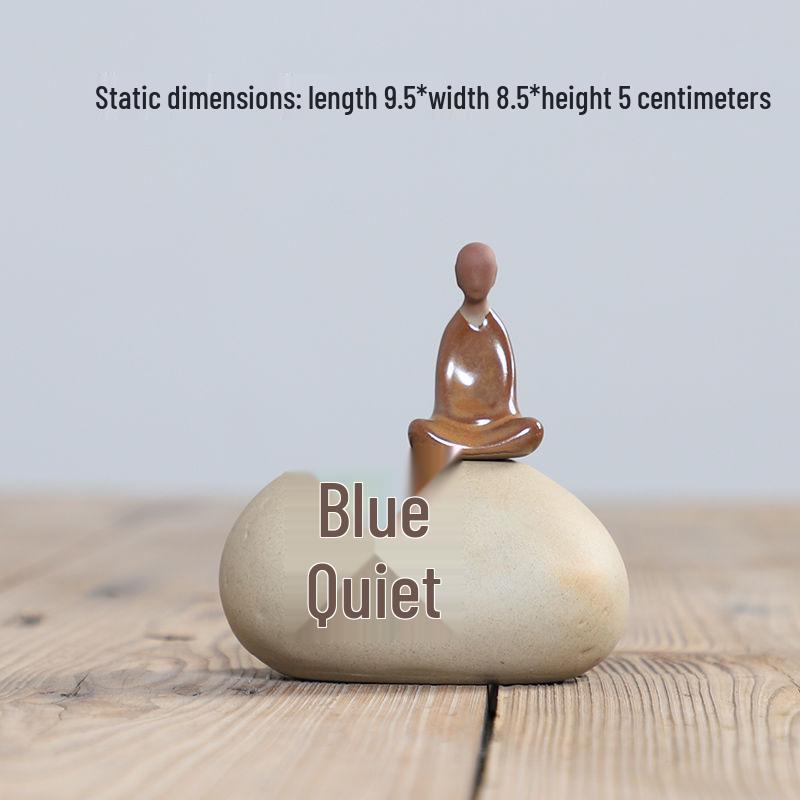 Mały ceramiczny wazon zen do hydroponiki i kompozycji ze świeżych kwiatów