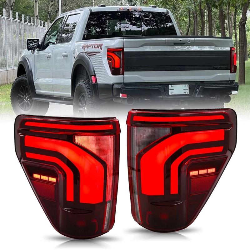 High-End LED Taillight Assembly for 2022-2025 Ford Raptor F150 - Daytime Running & Brake Light Modification