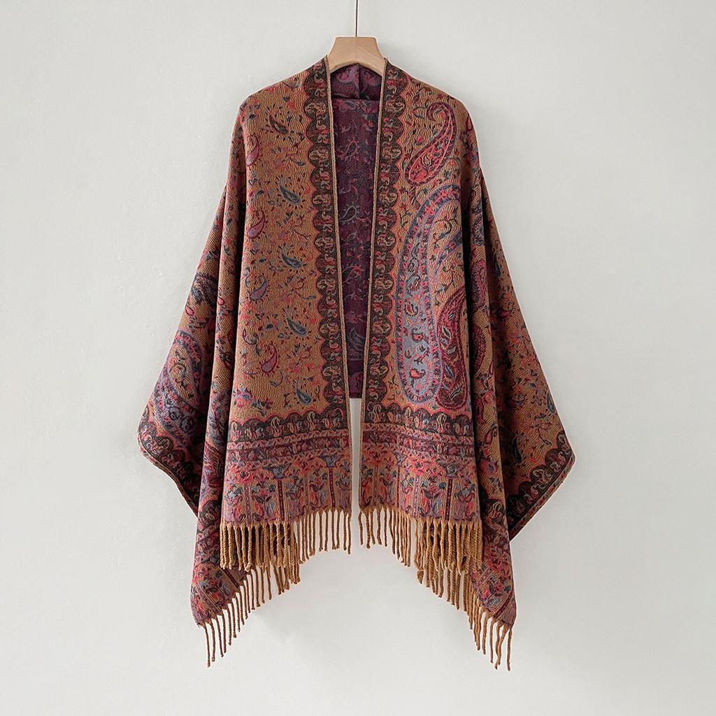 Design Paisley Printed Cashmere Scarf Women Winter Pashmina Shawls And Wraps Thick Warm Bufanda Stoles Blanket Luxury