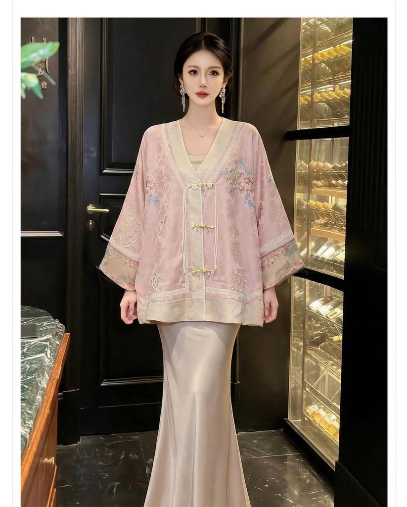 2026 High-End Chinese Embroidery Women's Jacket N2083
