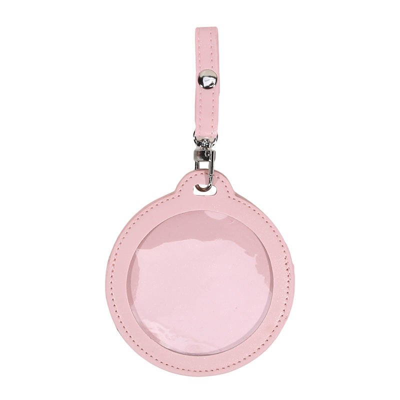 

Прозорий міцний захисний чохол для значків та футляр-вітрина з шпилькою для колекціонерів для демонстрації та захисту 58MM рожевий